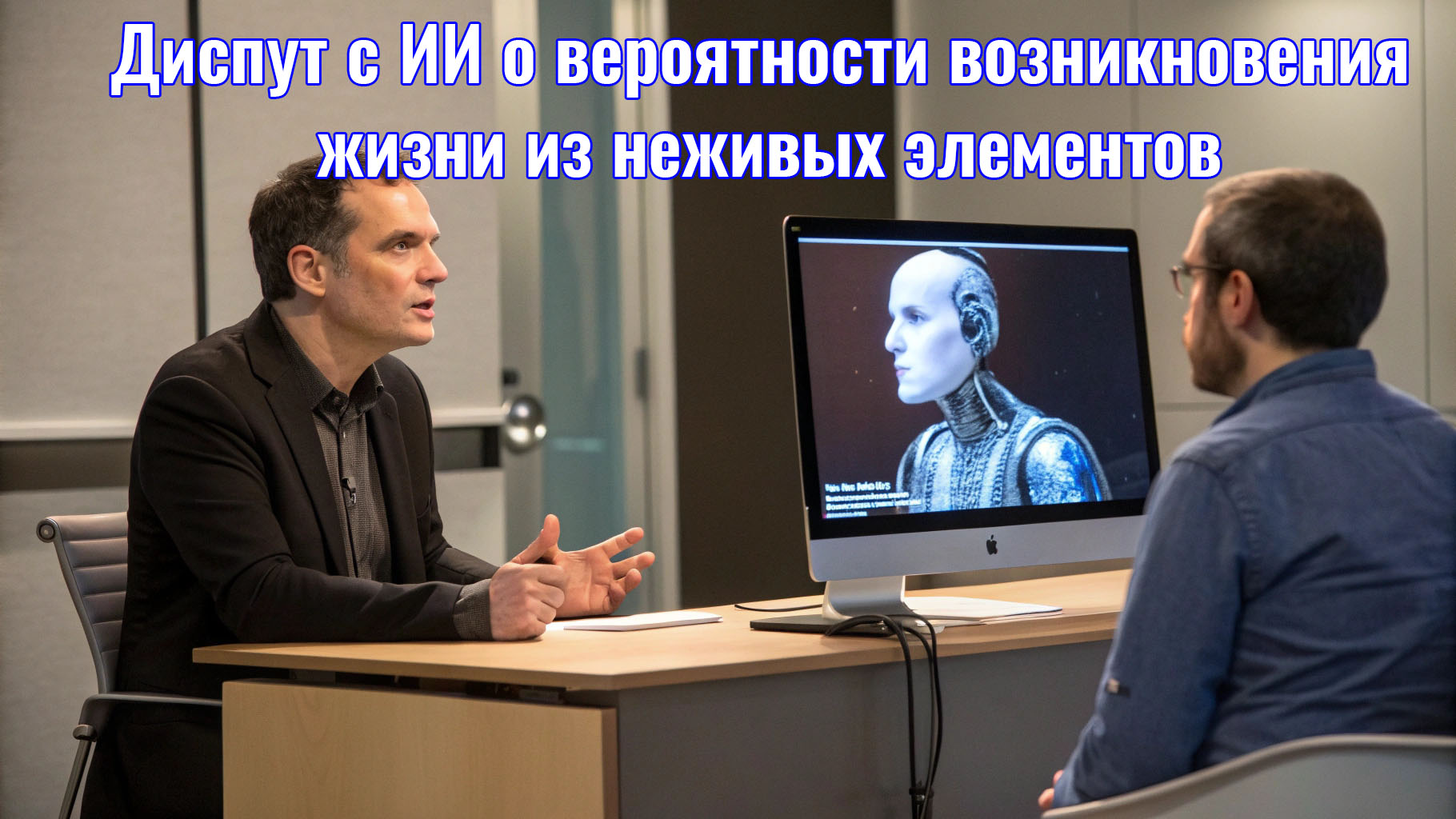 Диспут с Искусственным интеллектом о возникновении жизни из неживых элементов Диспут с Искусственным интеллектом о возникновении жизни из неживых элементов